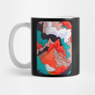 Lines in the clouds Mug